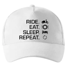Ride Eat Sleep Repeat moto skúter