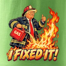 Donald Trump jako hasič I fixed it