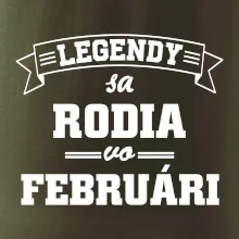 Legendy sa rodia vo februári
