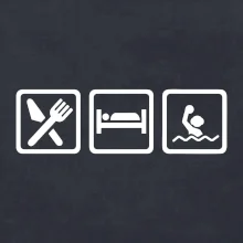 Eat sleep vodné pólo v rade