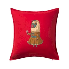 Alpaka s vínom žena