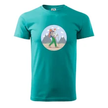 Farebný párový motív na hory