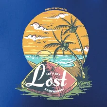 Beach camping get lost somewhere