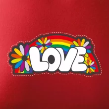 Love s dúhou v pozadí