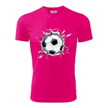 Futbalová lopta v triku Futbalová lopta v triku