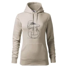 Futbalová lopta kopačka jedným ťahom