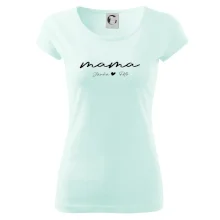 Mama - tričko menami deti písacie