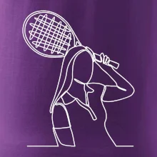 Tenistka jedným ťahom