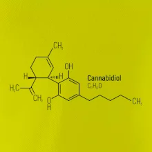 Molekulárna štruktúra CBD (Canabidiol)