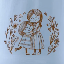 Matka a dcéra v objatí