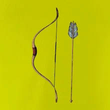 Lúk a šíp kresba Lúk a šíp kresba