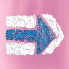 Párová turistická značka modrá