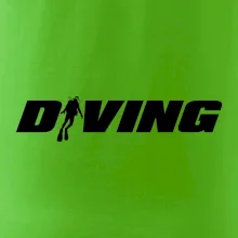 Diving nápis potápač