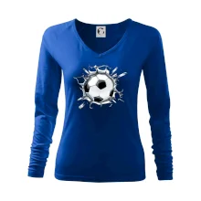 Futbalová lopta v triku Futbalová lopta v triku