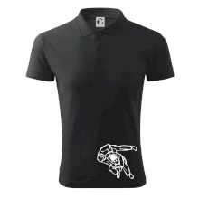 Judo nápis + postavy