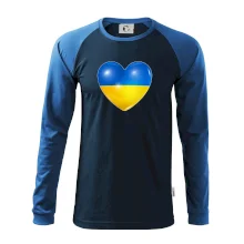 Ukrajina srdce vlajka Ukrajina srdce vlajka