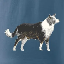 Border kólia kreslená