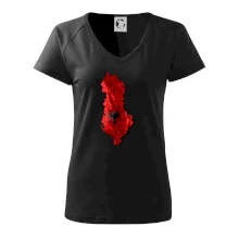 Mapa Albánsko reliéf hôr