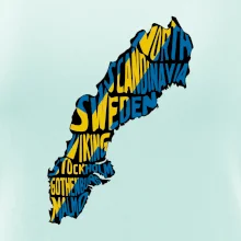 Mapy - názvy miest - Švédsko