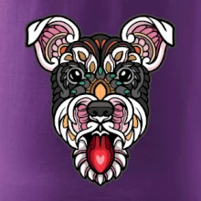 Knírač hlava barevná