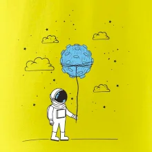 Astronaut s balónikom