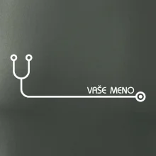 Doktor a sestrička - stetoskop s menom