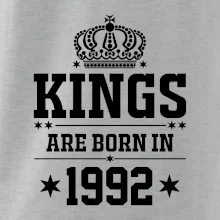 Kings are born in 1992
