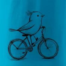 Vtáčik na bicykli