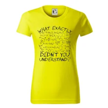 What exactly didnt you understand Chemistry