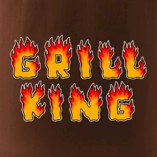 Grill King ohnivý nápis
