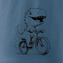 Roztomilý Dinosaurus na bicykli