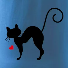 Zamilovaná mačka prehnutá