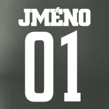 Futbalový dres - vlastné meno a číslo