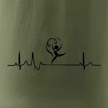 EKG moderná gymnastika stuha