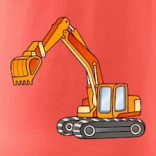 Bager bez nápisu oranžový Bager bez nápisu oranžový