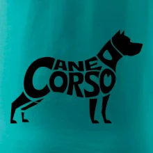 Cane corso nápis v tele