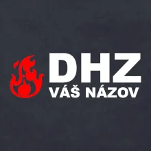 DHZ (oheň, názov sboru - vlastný nápis)