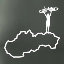 Mapa Slovenska - cyklista