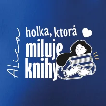 Čiernobiela holka, ktorá miluje knihy - holka - Vaše meno