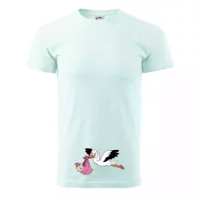 Bocian a bábätko - dievča (Hana-creative)