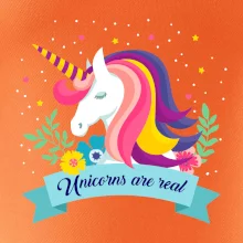 Unicorns are real dúhový Unicorns are real dúhový