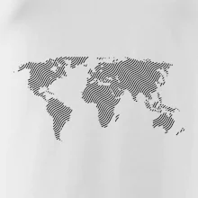 Mapa sveta odtlačok