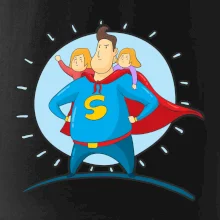 Ocko superman - dievča a dievča