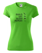 Build eat sleep repeat - montážna pena