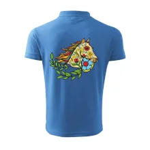 Kôň farebný s listami