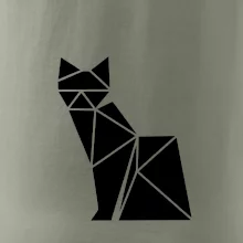 Origami mačka z boku