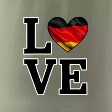 Love Nemecká vlajka