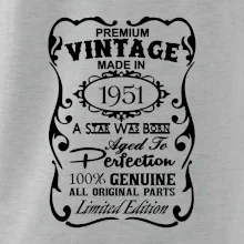 Vintage Etiketa - 1951