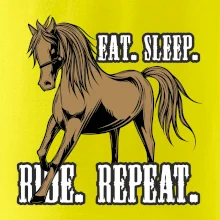 Eat Sleep Ride Repeat Western