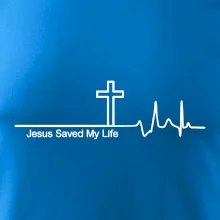 Jesus Saved My Life kríž ekg Jesus Saved My Life kríž ekg